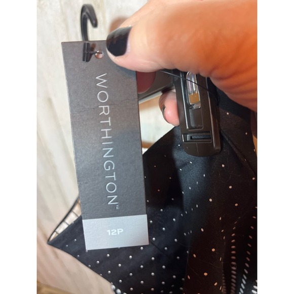Worthington 12P mini skirt black & white NWT - Picture 5 of 5